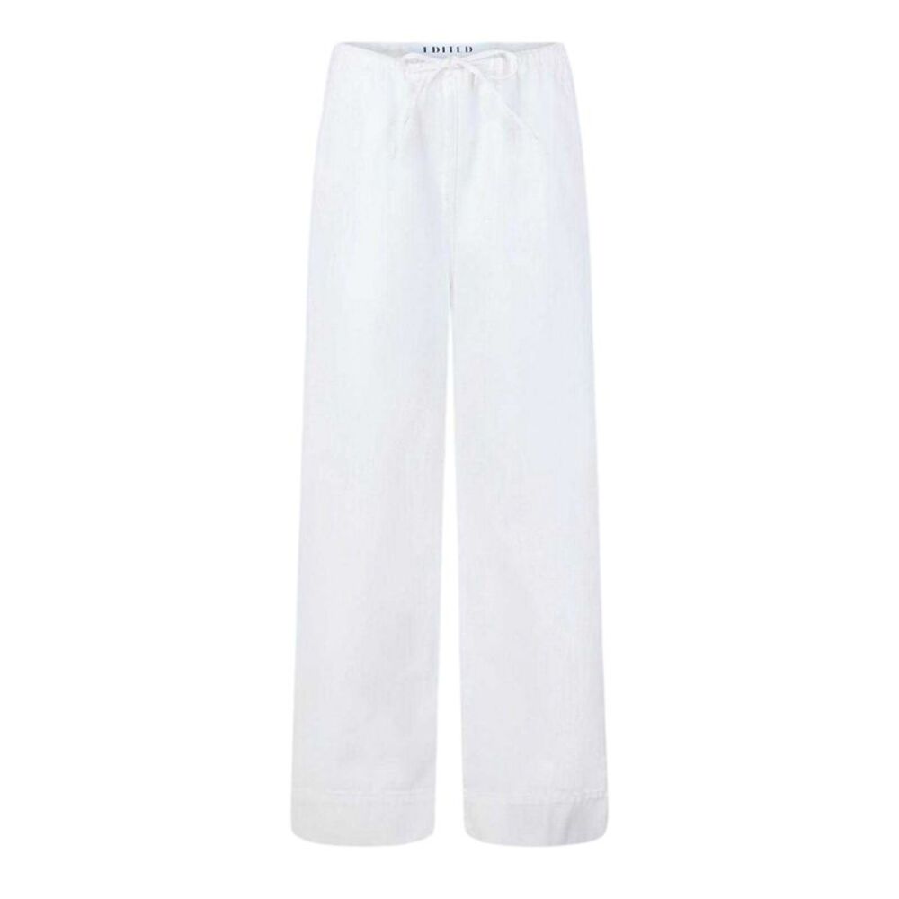 Edited Womens/Ladies Mable Natural Cotton Jeans / Optic White